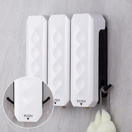 Väggmonterad vit design tvålpump