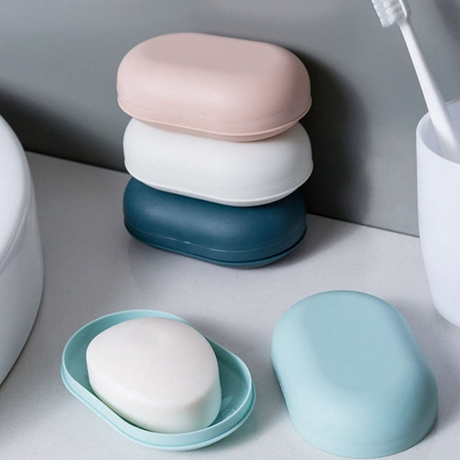 Tät och kompakt tvålask för resa