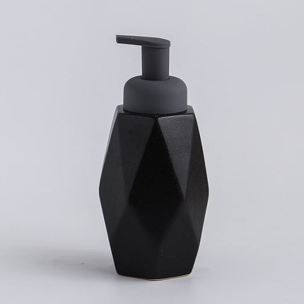 Geometrisk design tvålpump i keramik