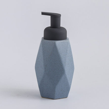 Geometrisk design tvålpump i keramik