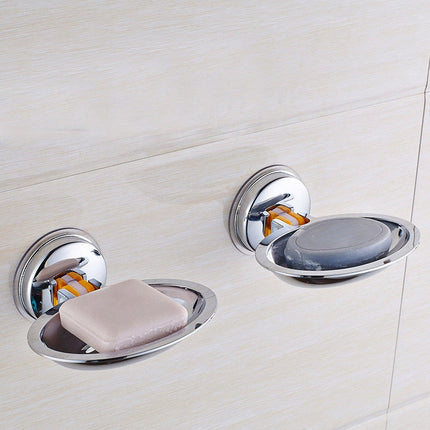 Rund tvålhållare med sugpropp för dusch