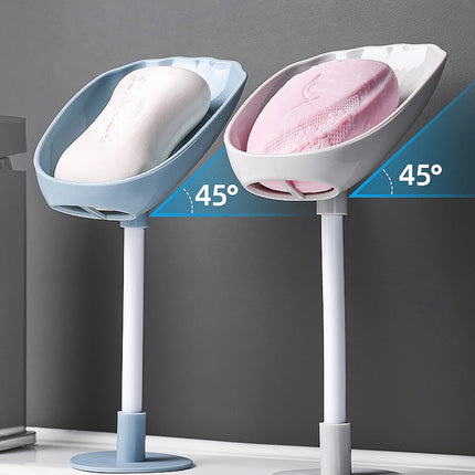 Originell lövformad tvålkopp på fot