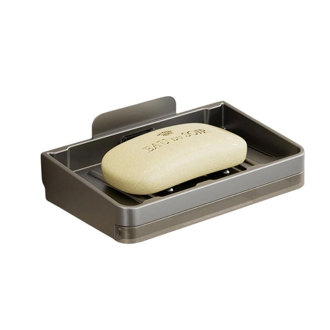 Väggmonterad tvålhållare med självdrenering