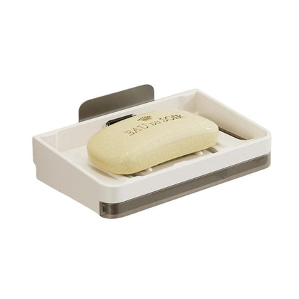 Väggmonterad tvålhållare med självdrenering