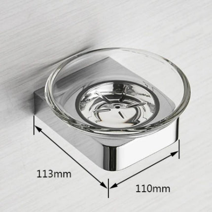 Liten rund tvålhållare för väggmontering