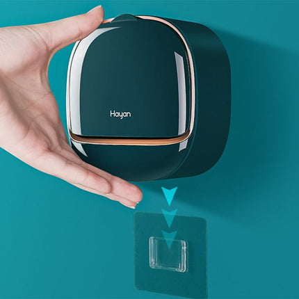 Modern väggmonterad tvålask med lock