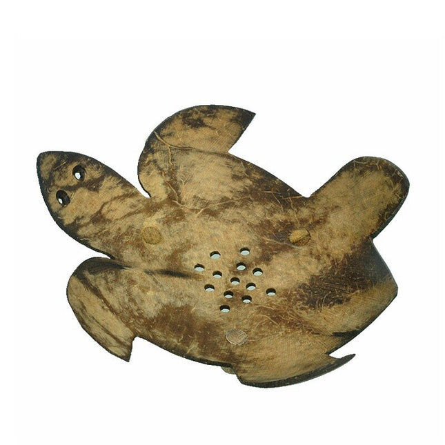 Fiskformad tvålkopp av kokosnötsskal