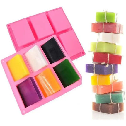 Silikonform för att göra egna tvålar