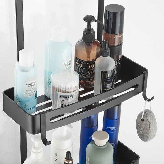 Hängande duschhylla i rostfritt stål