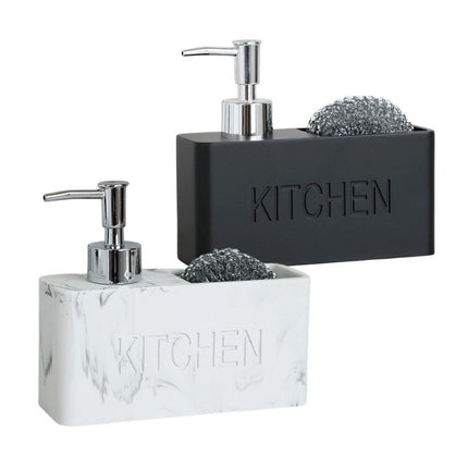 Diskmedelspump med förvaring för disksvamp