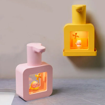 Rolig automatisk tvålpump för barn