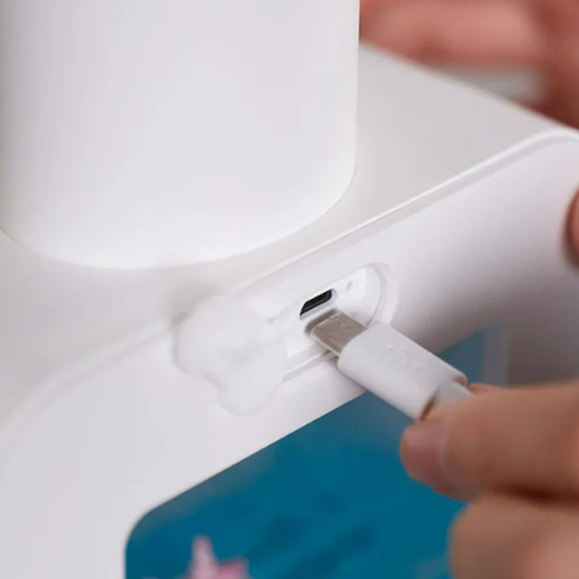 Rolig automatisk tvålpump för barn