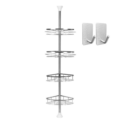 Teleskopisk hörnhylla i rostfritt stål