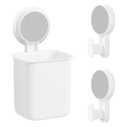 Multifunktionell duschhylla med starka sugproppar