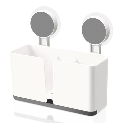 Multifunktionell duschhylla med starka sugproppar