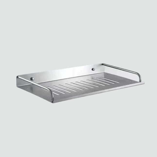 Väggmonterad duschhylla i rostfritt stål