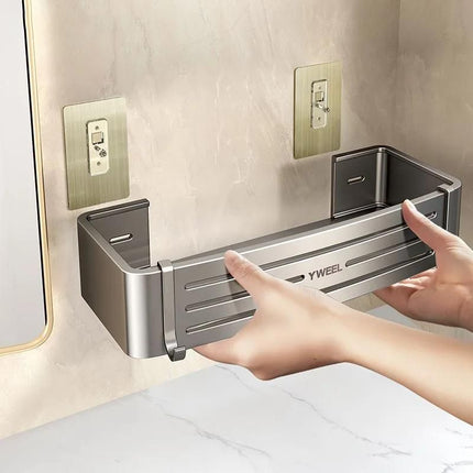 Väggmonterad duschhylla utan borrning