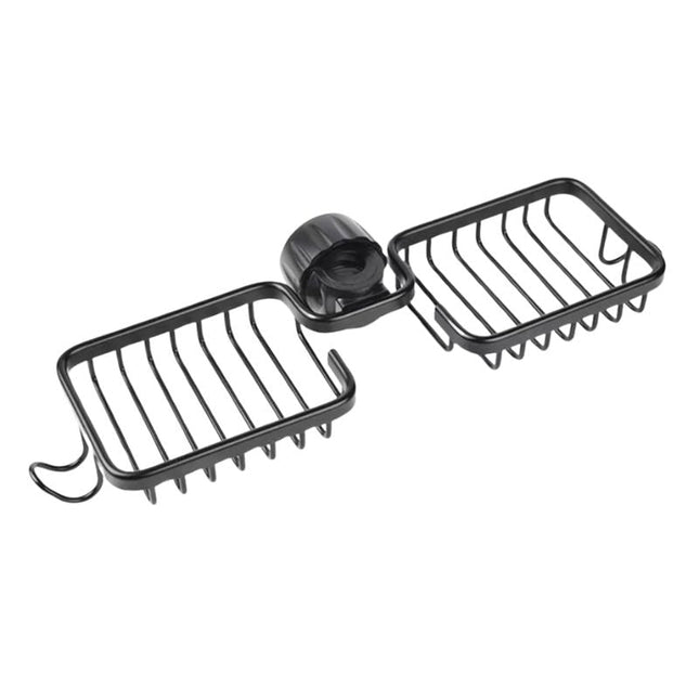 Dubbel tvålhållare för duschstång