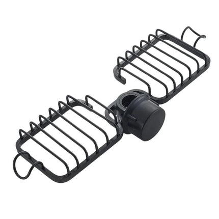 Dubbel tvålhållare för duschstång