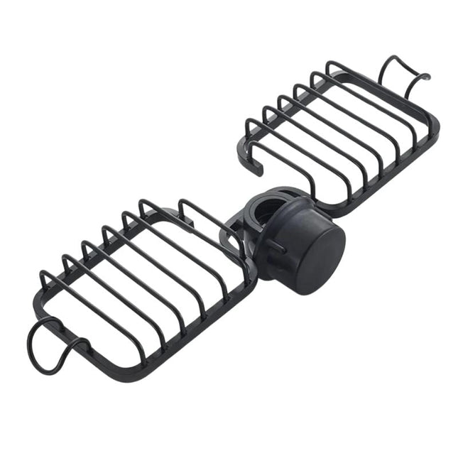 Dubbel tvålhållare för duschstång