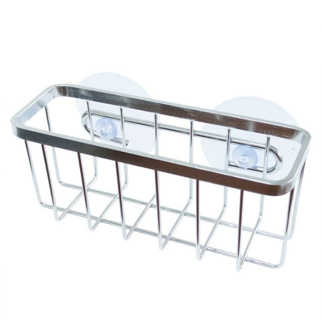 Duschkorg med sugproppar i rostfritt stål