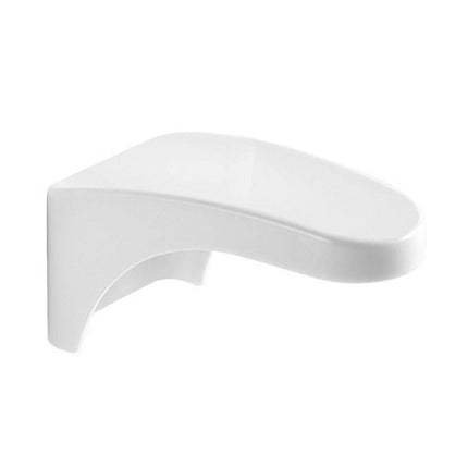 Vit magnetisk tvålhållare för handfat