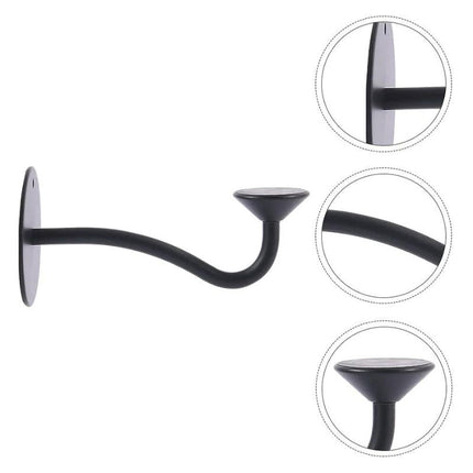 Svart magnetisk tvålhållare för väggmontering