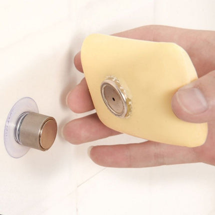 Magnetisk tvålhållare med sugpropp 2-pack