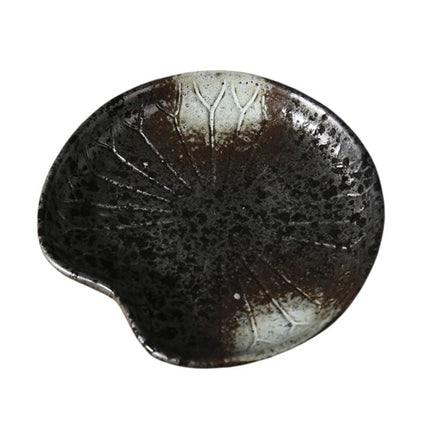 Svart keramisk tvålkopp stänkmönster