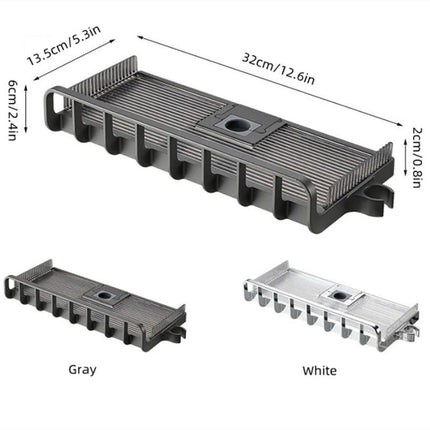 Justerbar tvålkopp för montering på duschstång