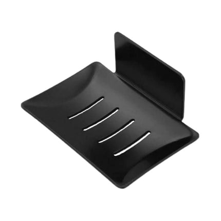 Väggmonterad tvålhållare i svart metall