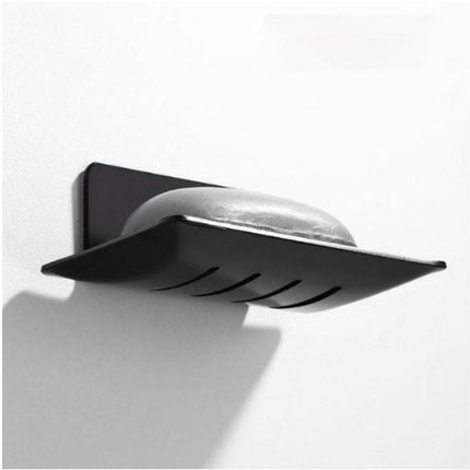 Väggmonterad tvålhållare i svart metall