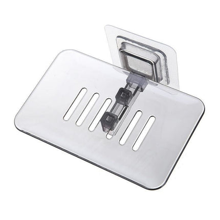 Självhäftande tvålhållare i plast för dusch