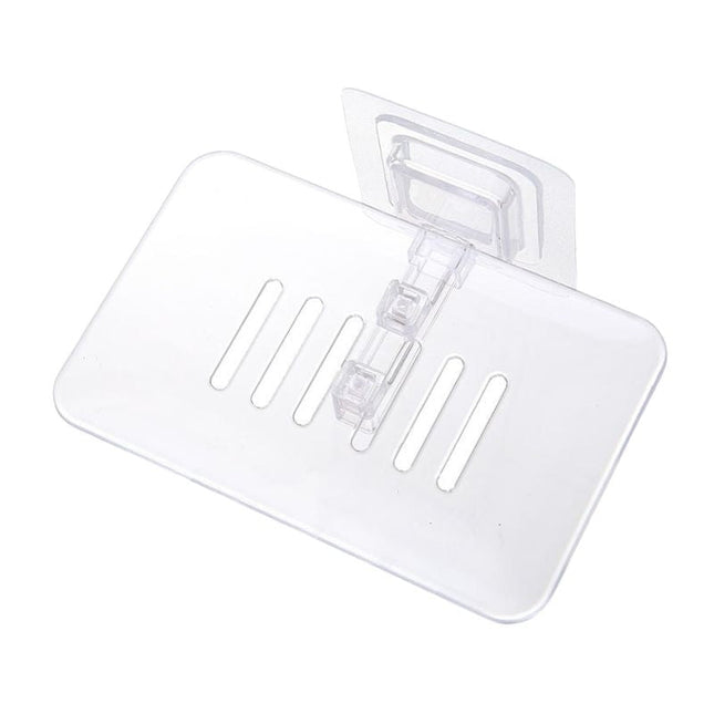 Självhäftande tvålhållare i plast för dusch