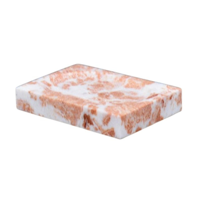 Tvålkopp i äkta naturlig rosa marmor