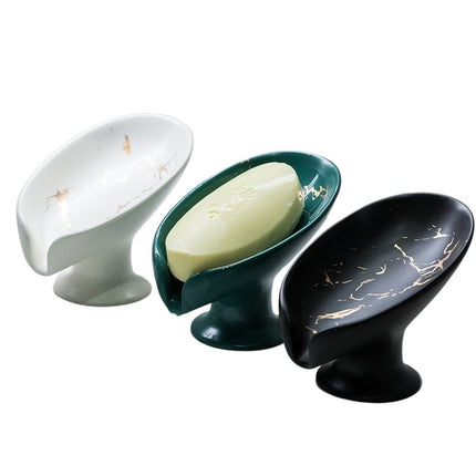 Elegant tvålkopp i marmor-design