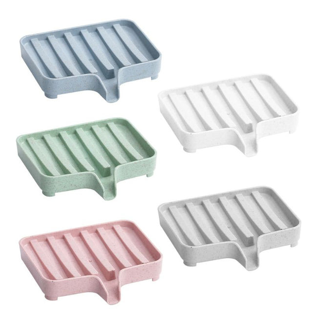 Dränerande tvålkopp i plast för diskbänk