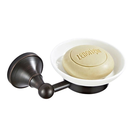 Väggtvålhållare i mässing och keramik