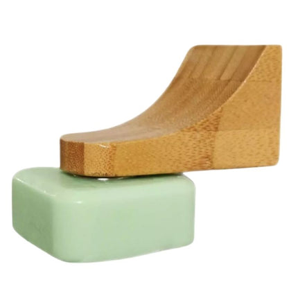 Magnetisk tvålhållare i ljust trä