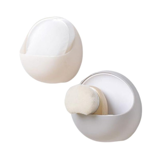 Liten väggmonterad tvålhållare med sugpropp