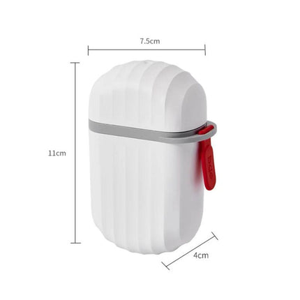 Praktisk och tät tvålask för resa