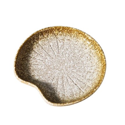 Keramisk tvålkopp med stänkmönster design