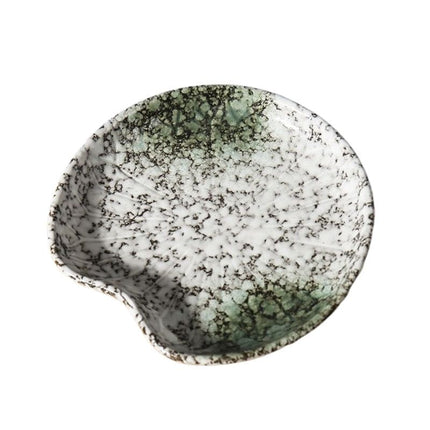 Keramisk tvålkopp med stänkmönster design