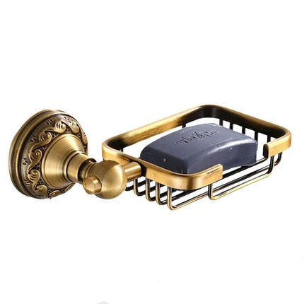 Antik tvålkorg för väggmontering mässing