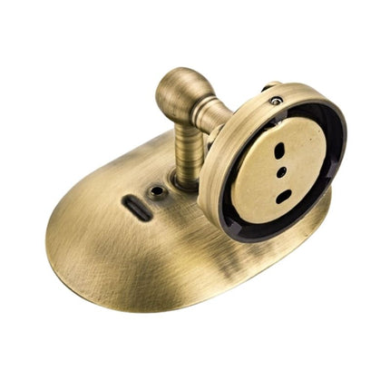 Väggfast tvålkopp i vintage mässing