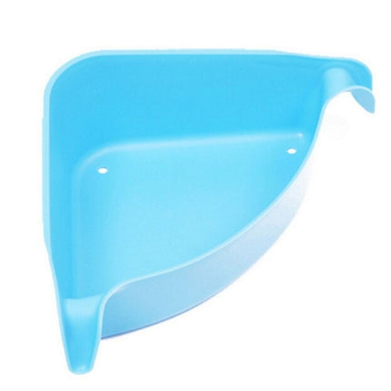 Självhäftande hörnhylla i plast för dusch