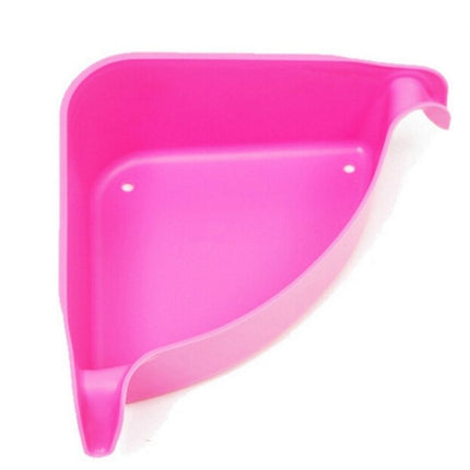 Självhäftande hörnhylla i plast för dusch