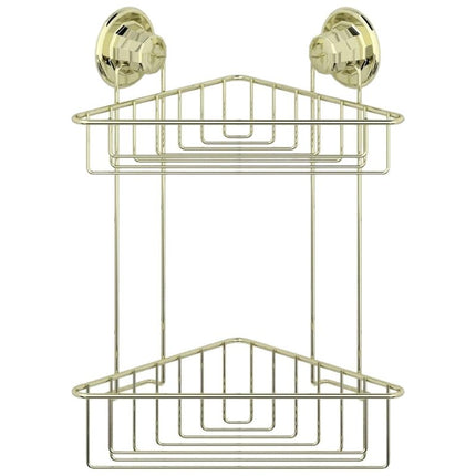 Duschhylla för hörn med två plan