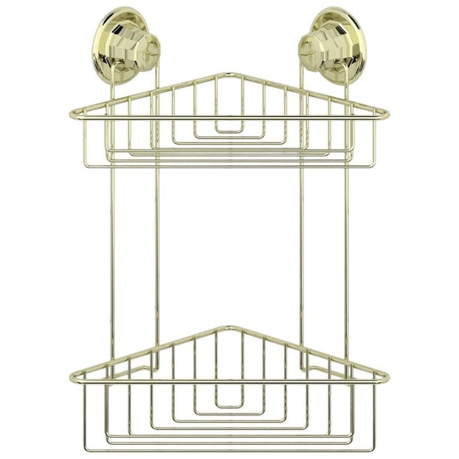 Duschhylla för hörn med två plan