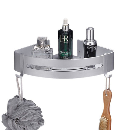 Hörnduschhylla i aluminium för dusch